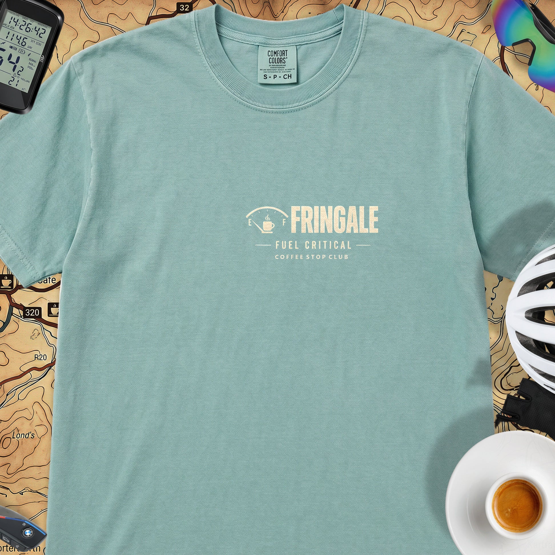 Fringale Fuel Critical Tour T‑Shirt — Seafoam