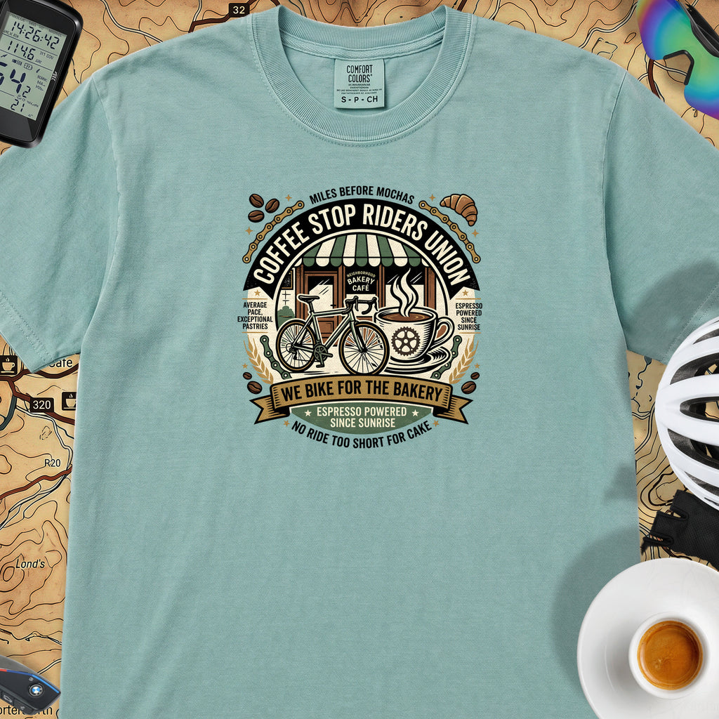 Riders Union Bakery T-Shirt — Seafoam