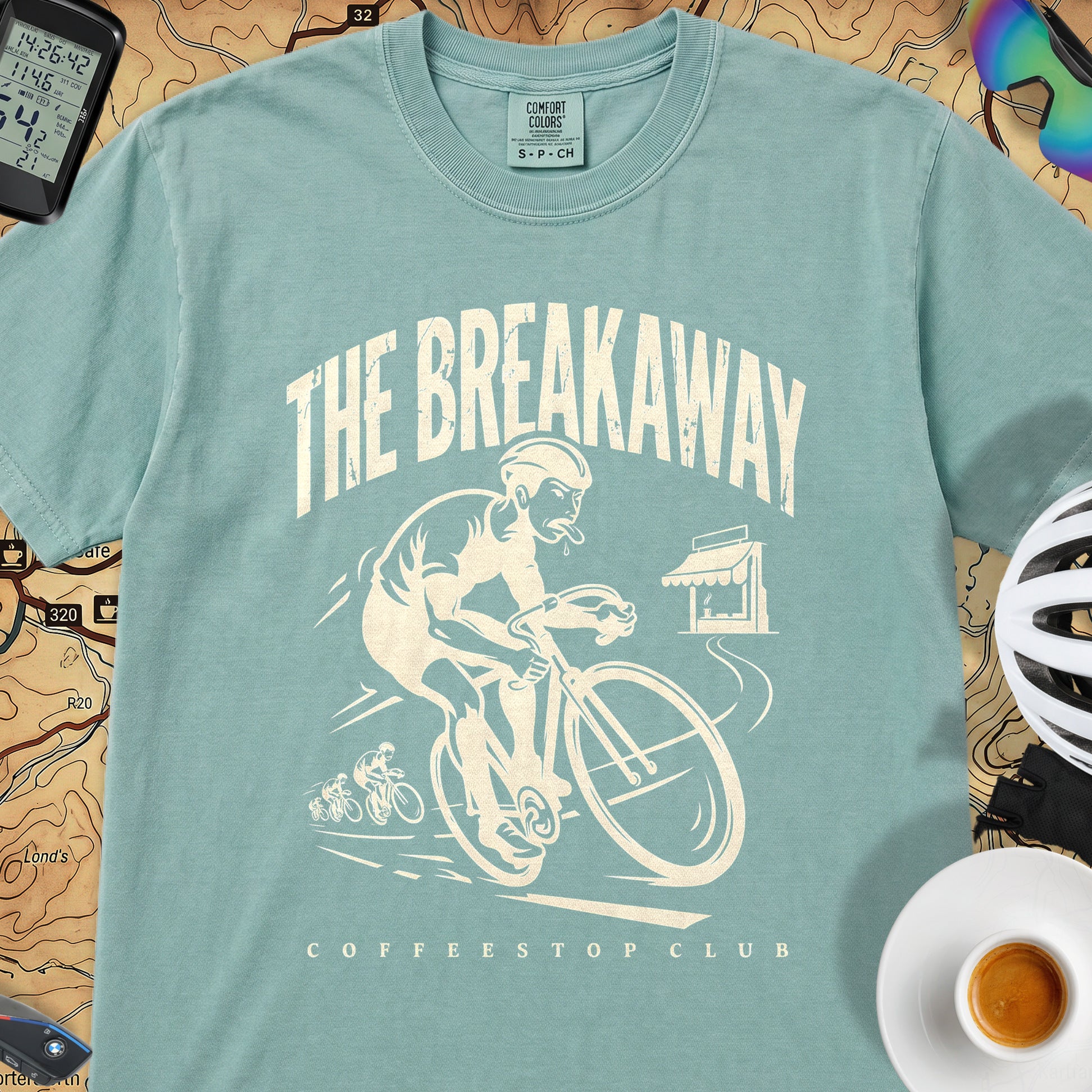 The Breakaway Cycling T-Shirt — Seafoam
