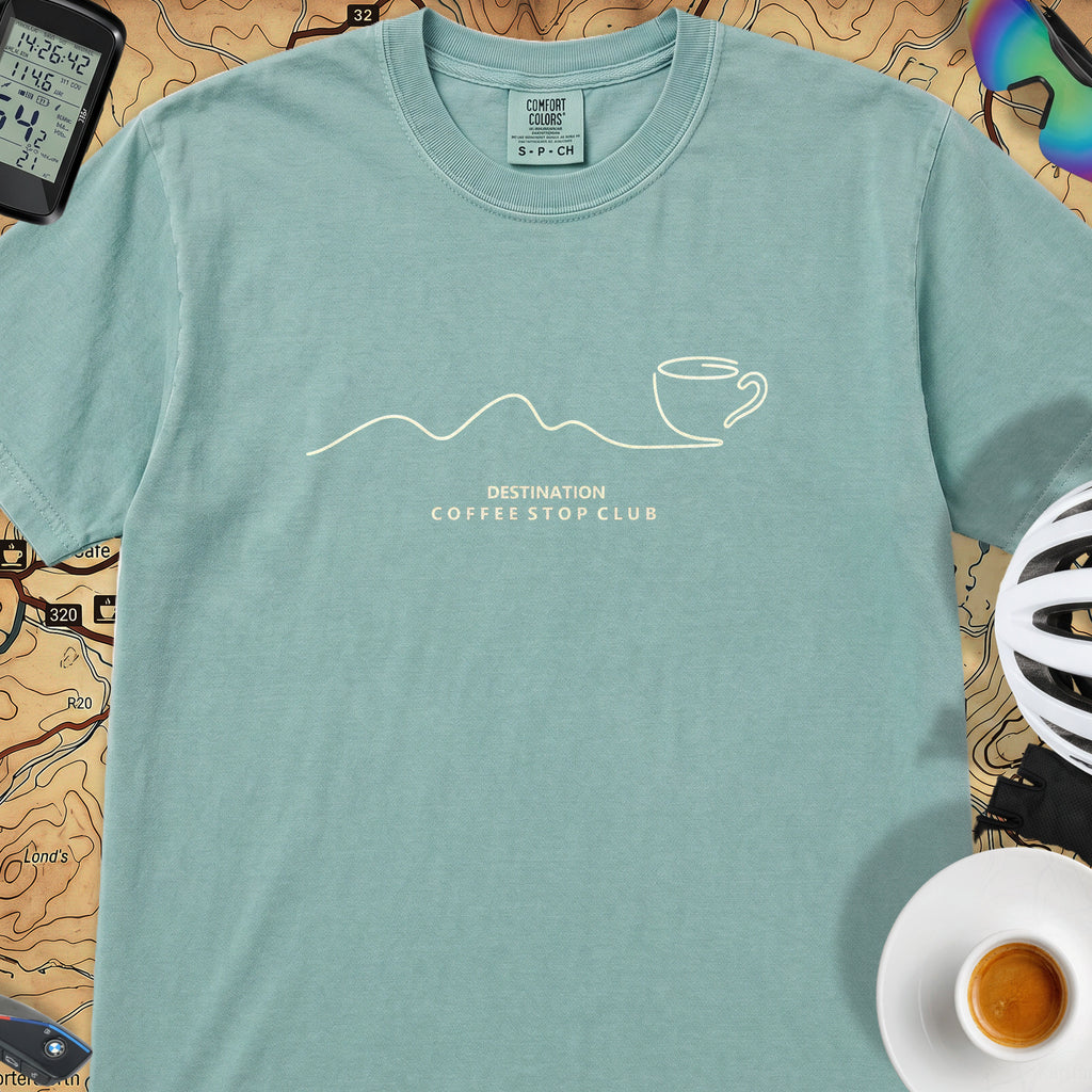 Destination Cycling T-Shirt — Seafoam