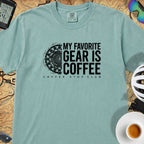 Favorite Gear is Coffee T-Shirt — Seafoam