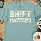 Shift Happens Cycling T-Shirt — Seafoam