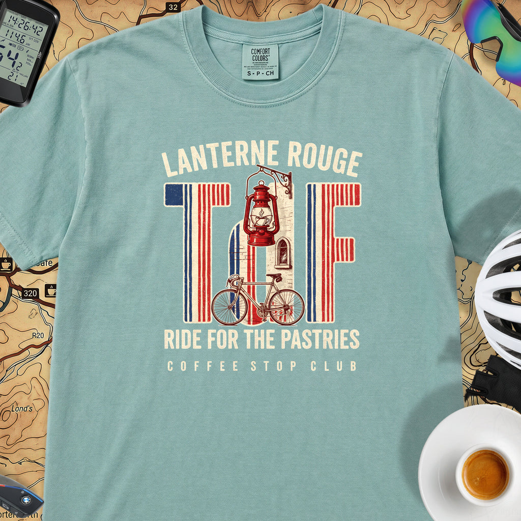 Lanterne Rouge II TdF Cycling T-Shirt — Seafoam