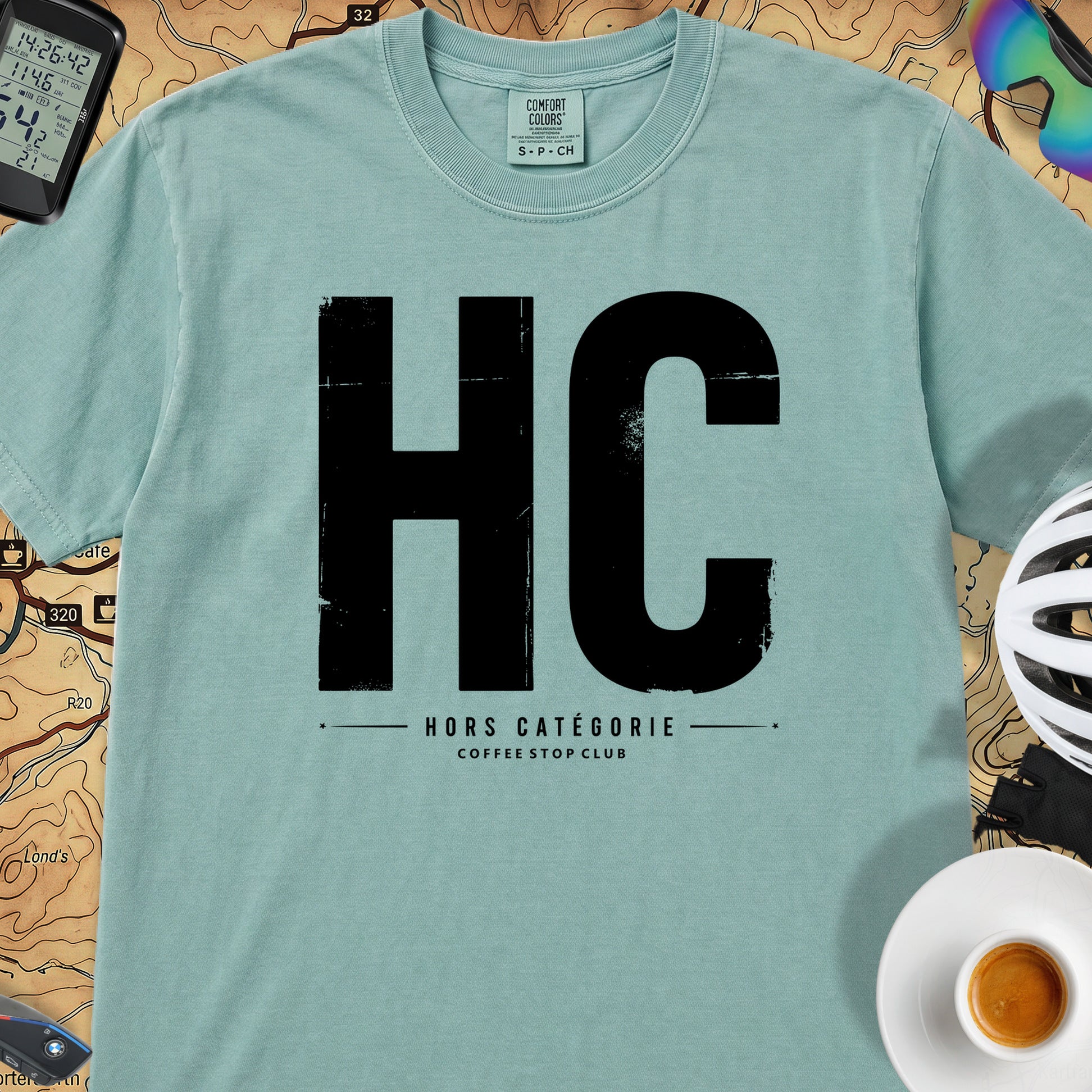 Hors Catégorie Tour T-Shirt — Seafoam