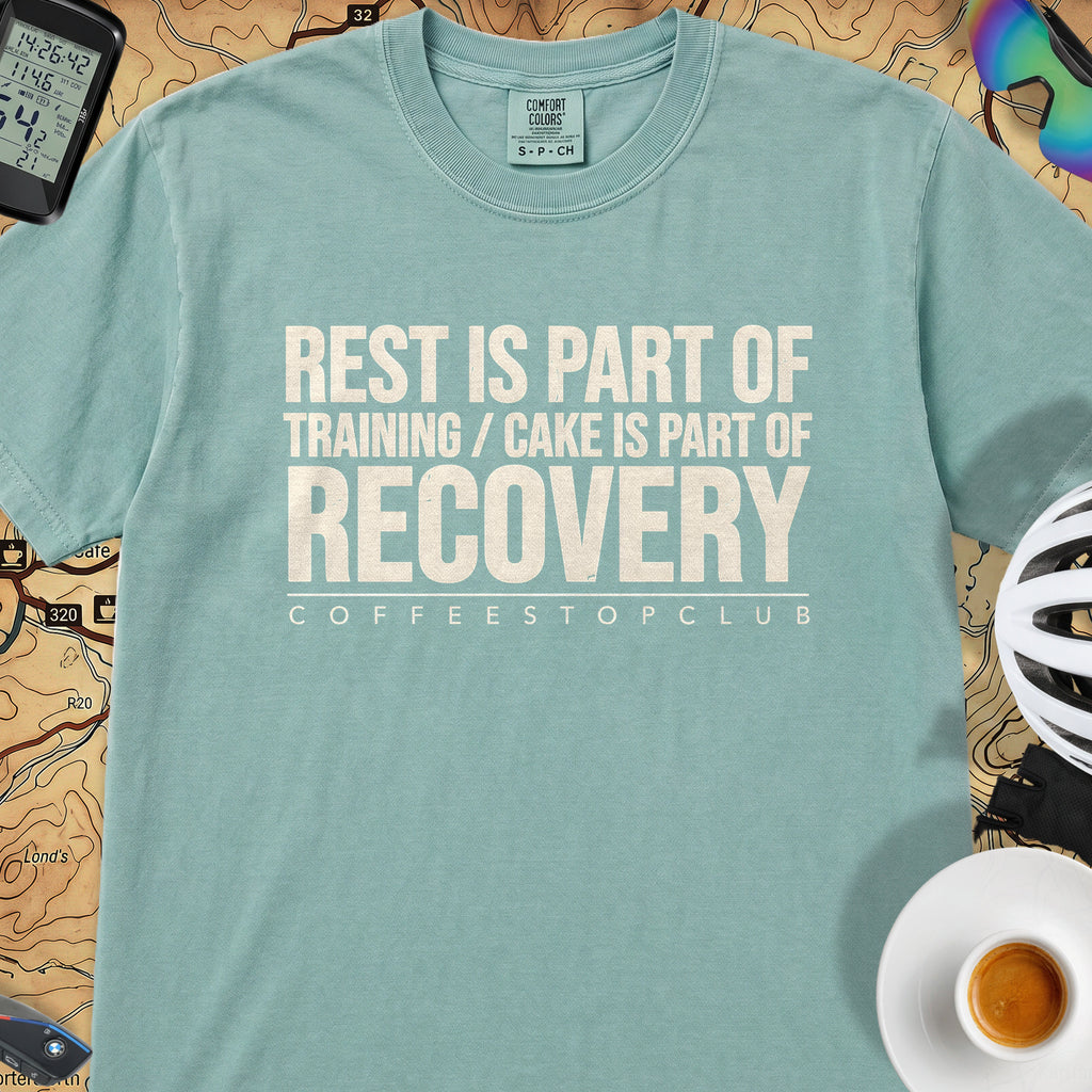 Rest is Recovery T‑Shirt — Seafoam