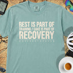 Rest is Recovery T‑Shirt — Seafoam