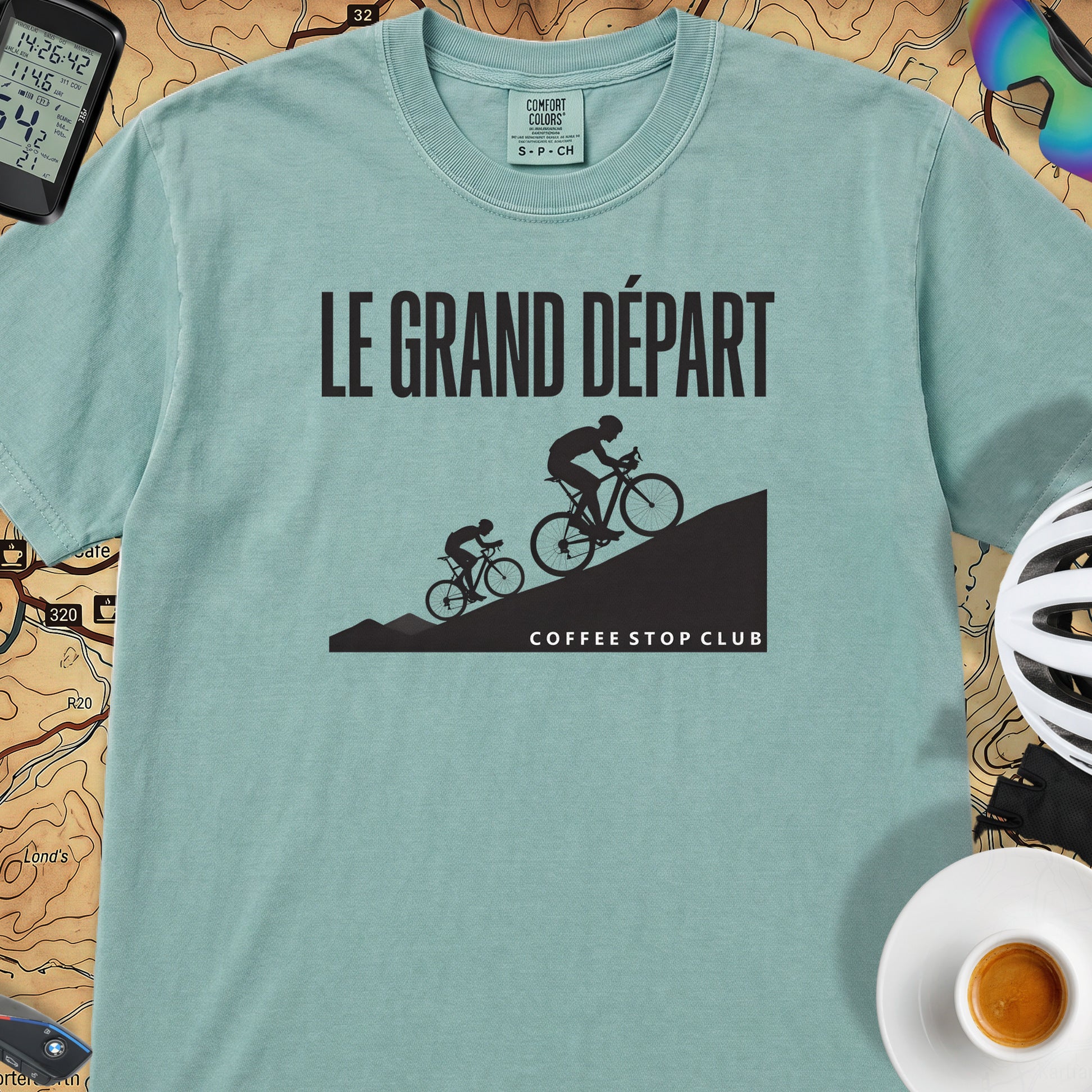 Le Grand Depart T-Shirt — Seafoam