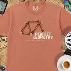 Perfect Geometry T‑Shirt — Terracotta