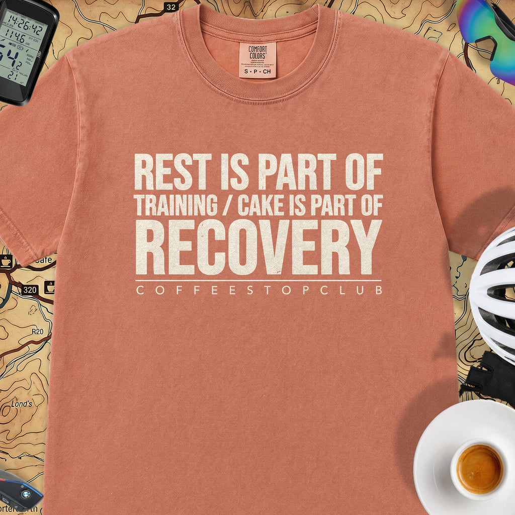 Rest is Recovery T‑Shirt — Terracotta