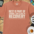 Rest is Recovery T‑Shirt — Terracotta
