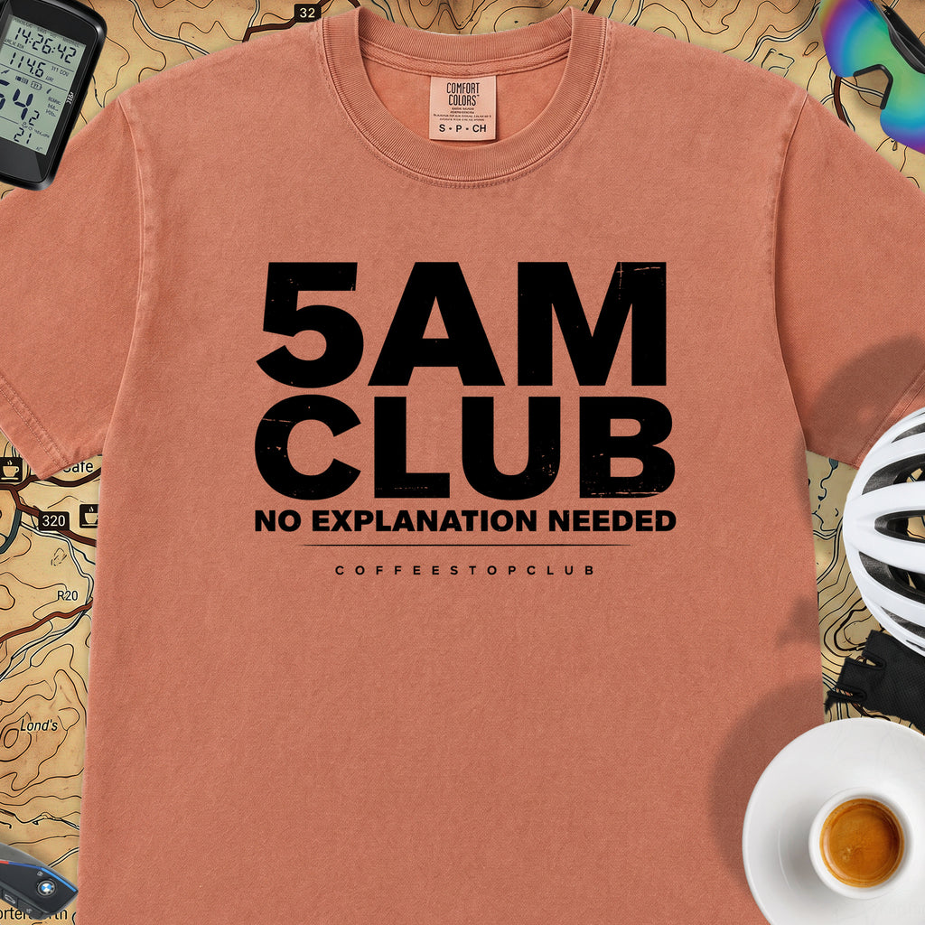 5AM Club T‑Shirt — Terracotta