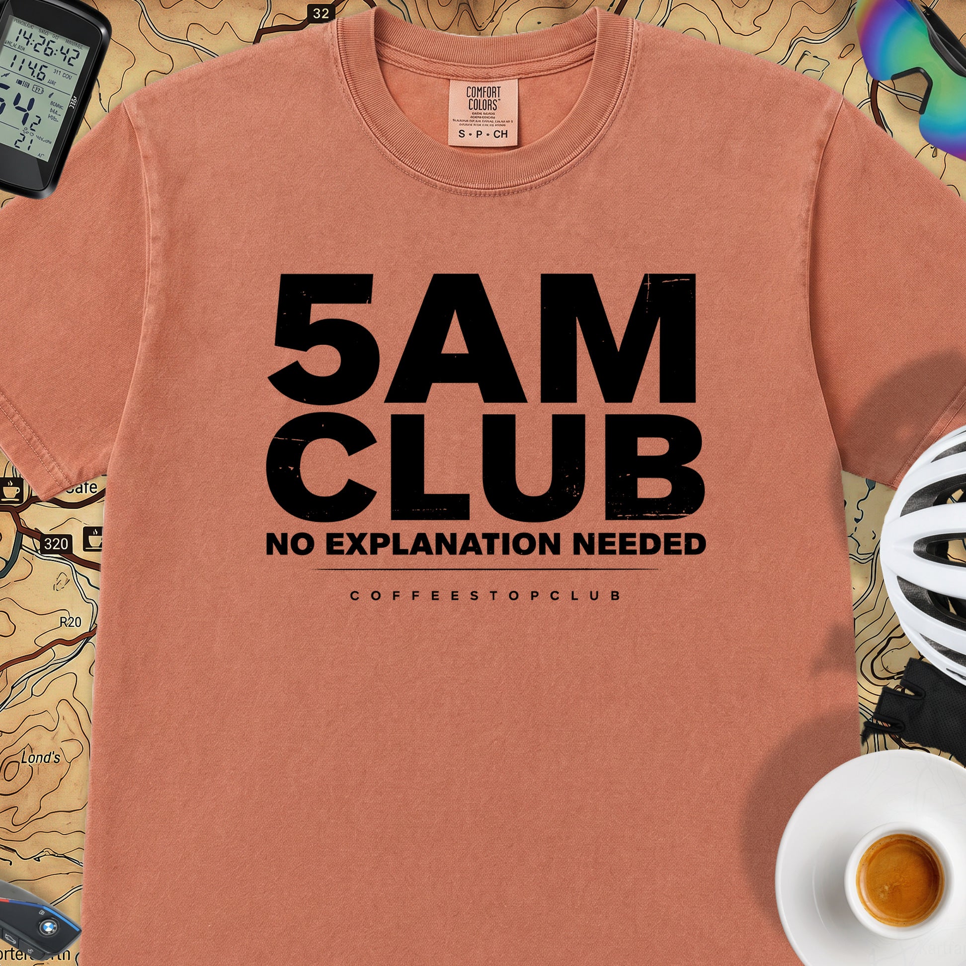 5AM Club T‑Shirt — Terracotta
