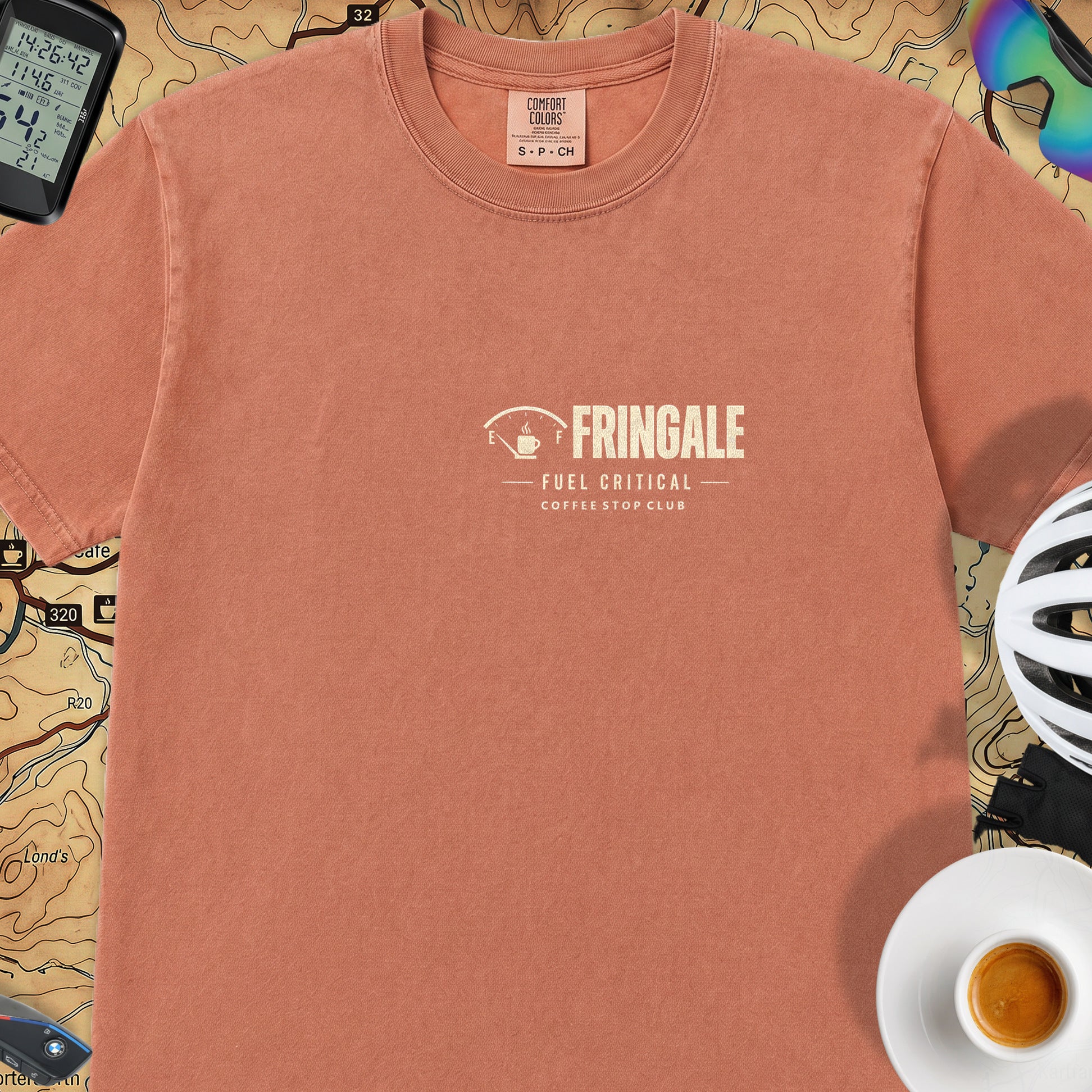 Fringale Fuel Critical Tour T‑Shirt — Terracotta