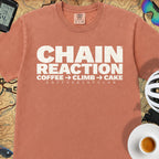 Chain Reaction T‑Shirt — Terracotta