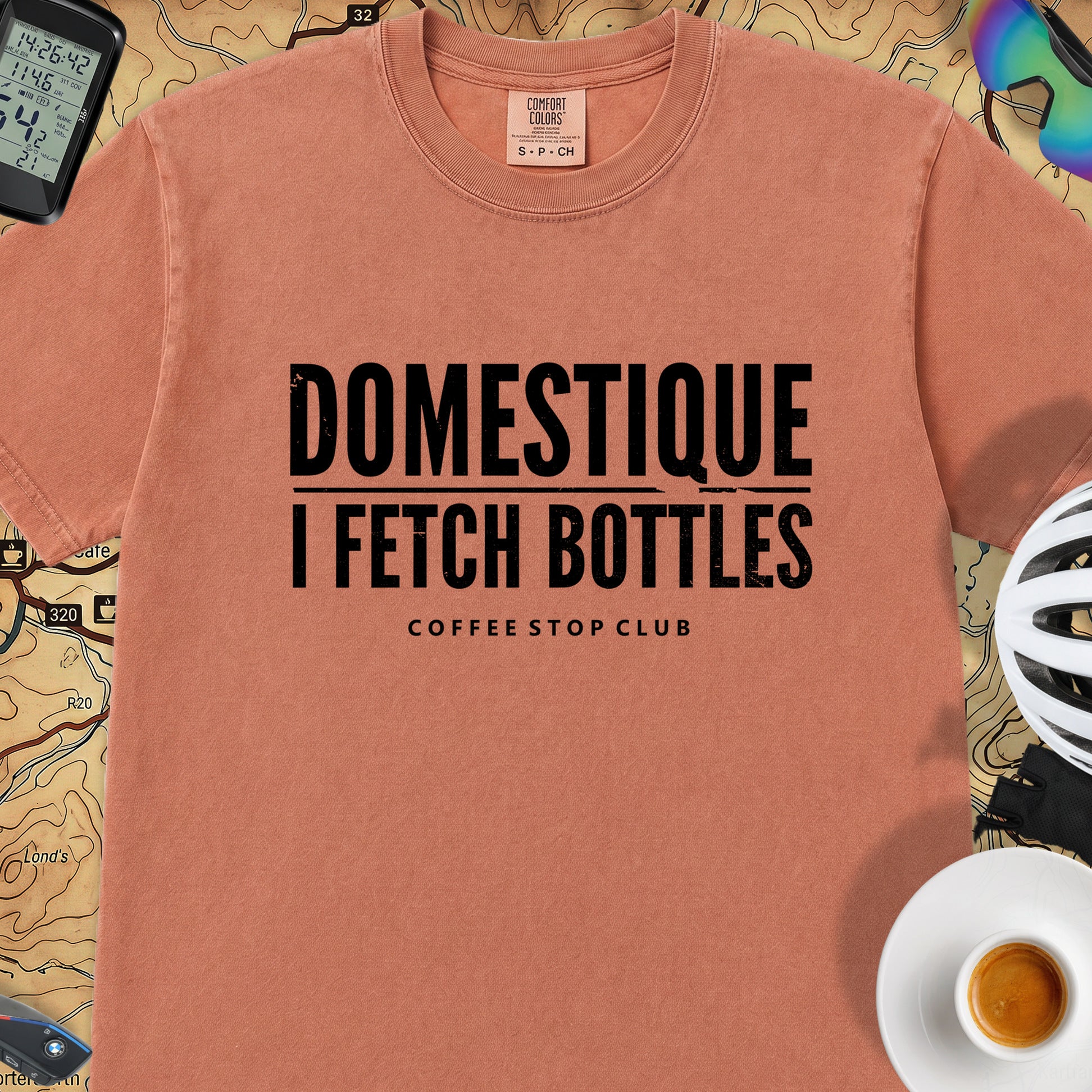 Domestique Tour T‑Shirt — Terracotta