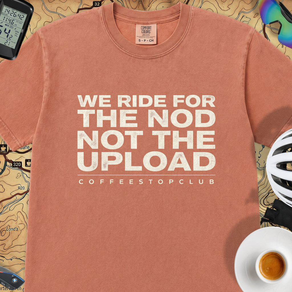 We Ride For The NOD T‑Shirt — Terracotta