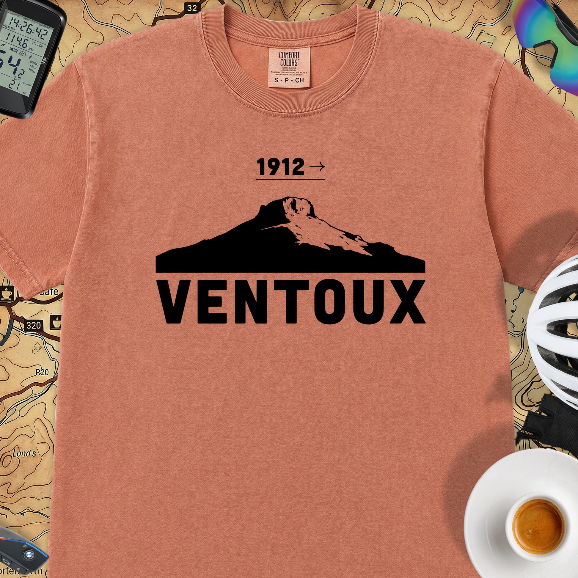 Ventoux 1912 Tour T‑Shirt — Terracotta