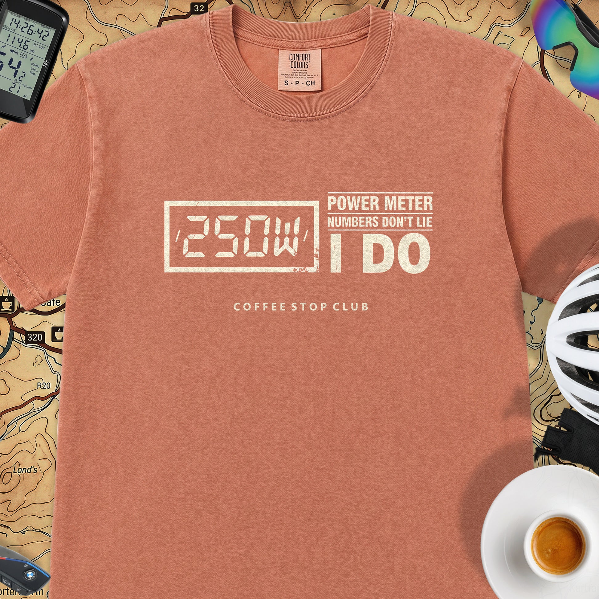 250 Watts T‑Shirt — Terracotta