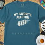 Favorite Peloton T‑Shirt — Topaz Blue