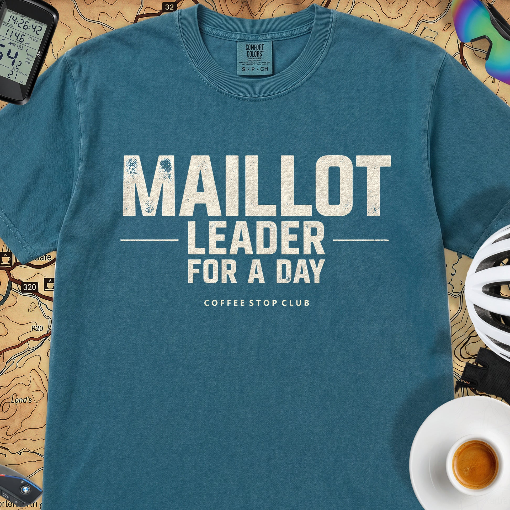 Maillot Tour T‑Shirt — Topaz Blue