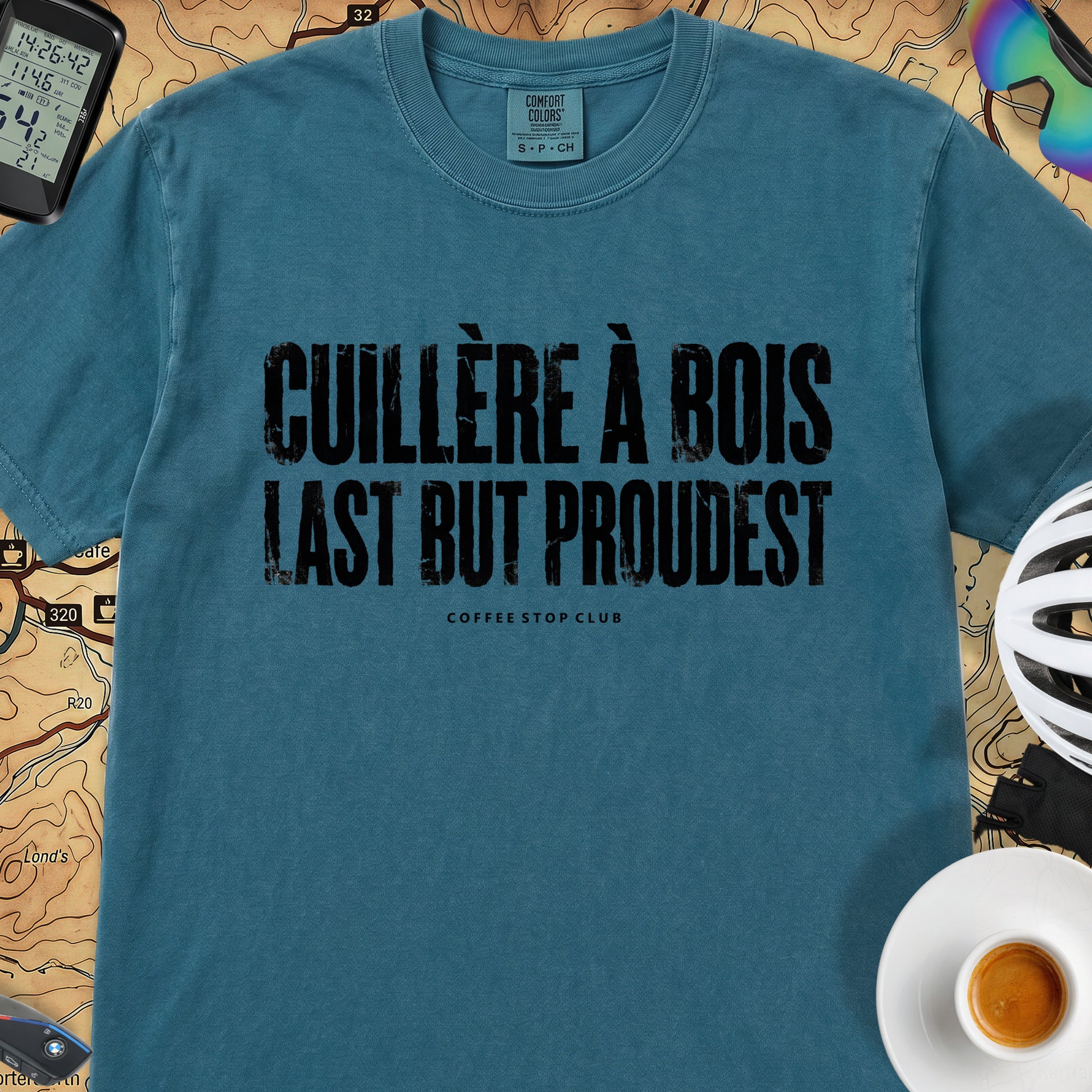 Cuillère a Bois Rub Tour T‑Shirt — Topaz Blue