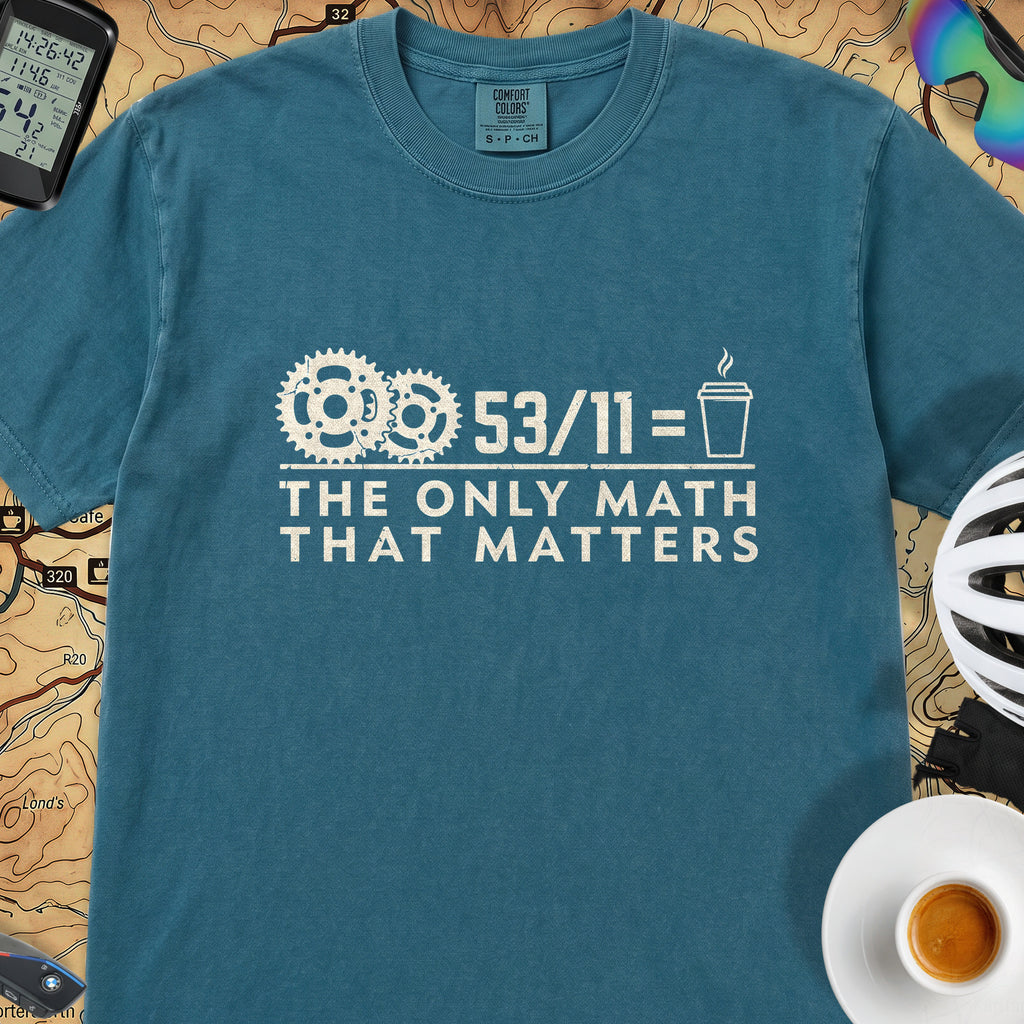 53/11 Matters T‑Shirt — Topaz Blue