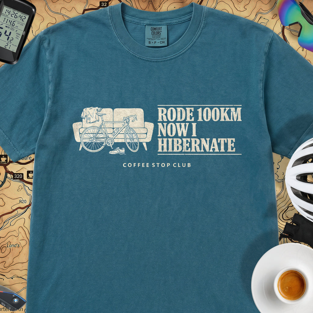 Bike --> Hibernate T‑Shirt — Topaz Blue