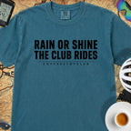 The Club Rides... T‑Shirt — Topaz Blue