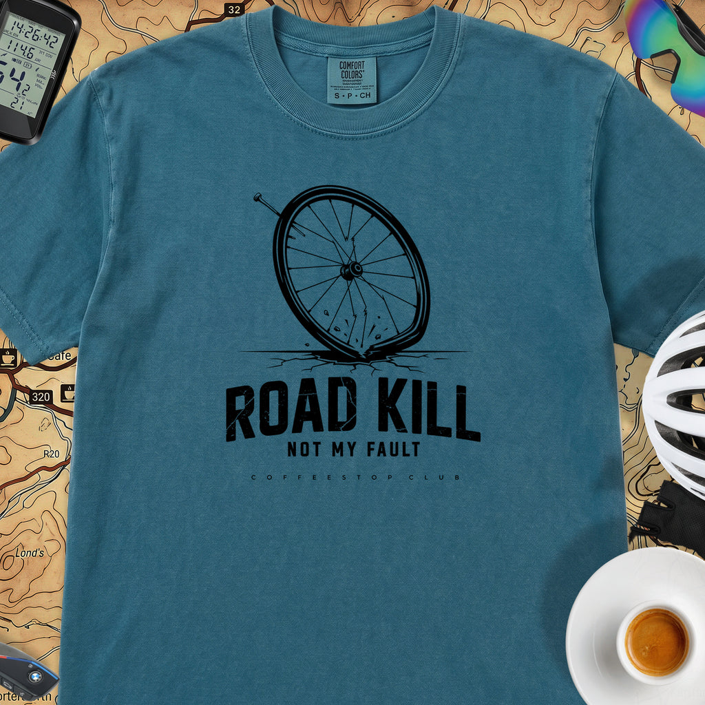Road Kill T‑Shirt — Topaz Blue