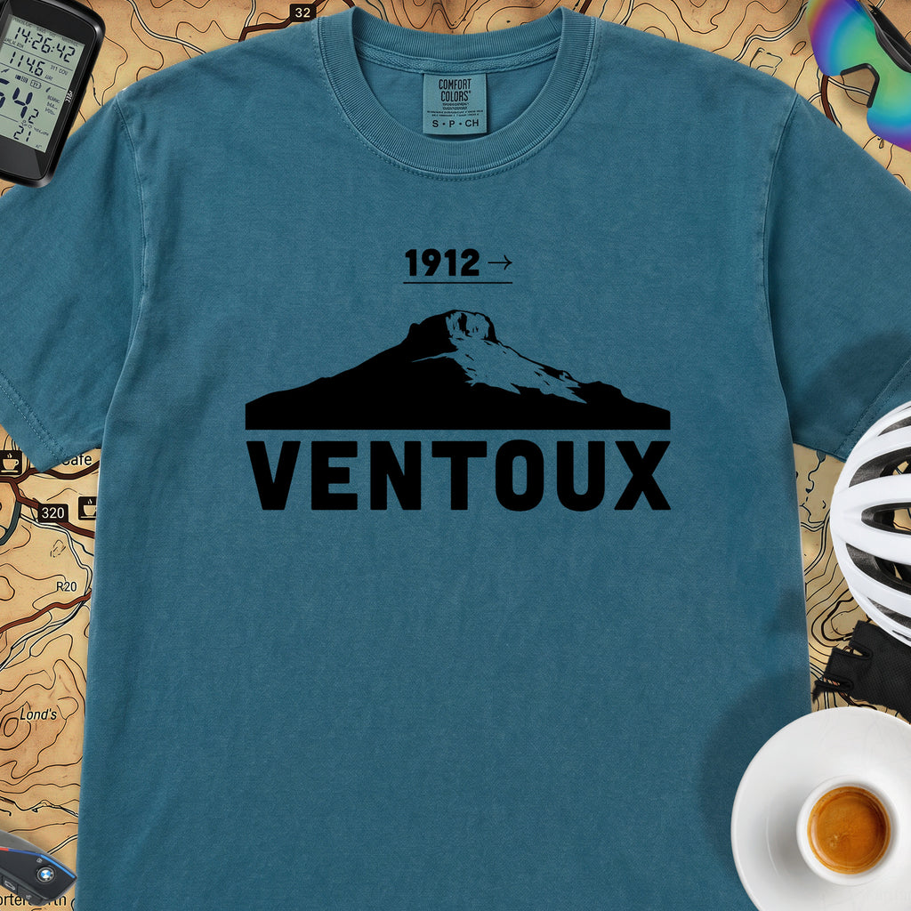 Ventoux 1912 Tour T‑Shirt — Topaz Blue