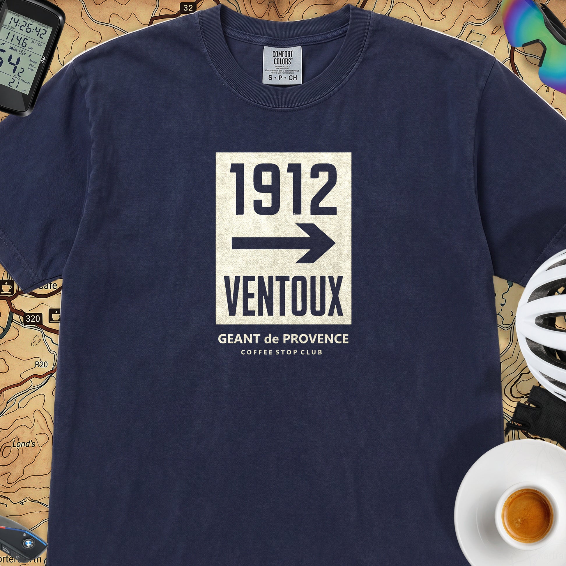 Ventoux 1912 T‑Shirt — True Navy