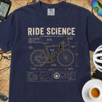 Ride Science Bike T-Shirt — True Navy