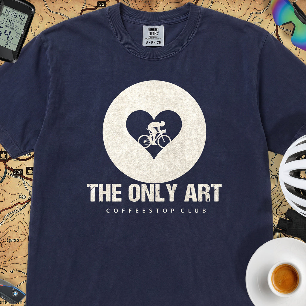 The Only Art Cycling T-Shirt — True Navy