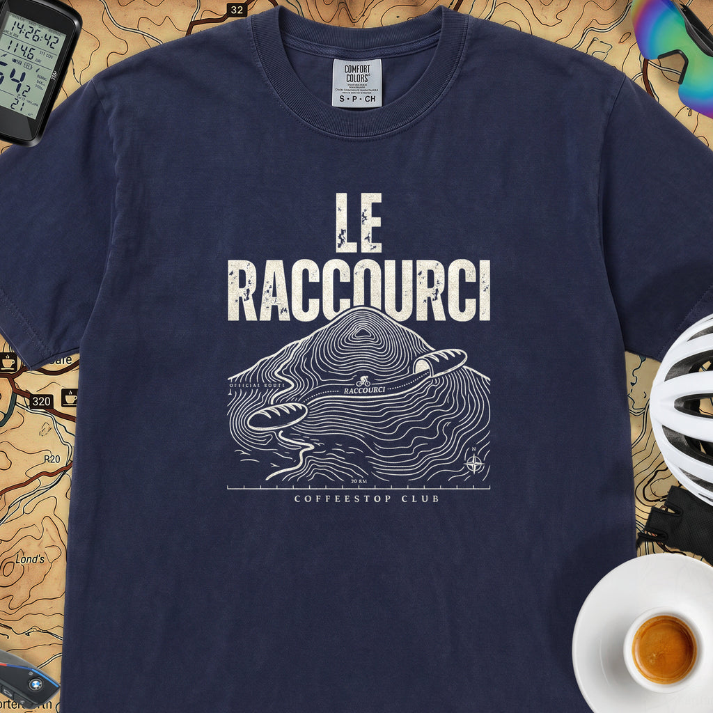 Le Raccourci TdF Cycling T-Shirt — True Navy