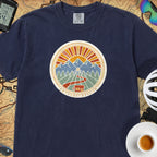 Wheel Base Cycling T-Shirt — True Navy