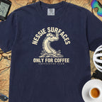 Nessie Surfaces Cycling T-Shirt — True Navy