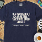 Headwinds Build Character T‑Shirt — True Navy