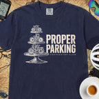 Proper Parking Cycling T-Shirt — True Navy