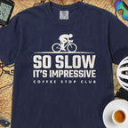 So Slow It's Impressive Cycling T-Shirt — True Navy