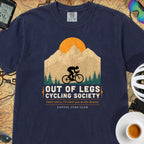 Out of Legs Cycling T-Shirt — True Navy