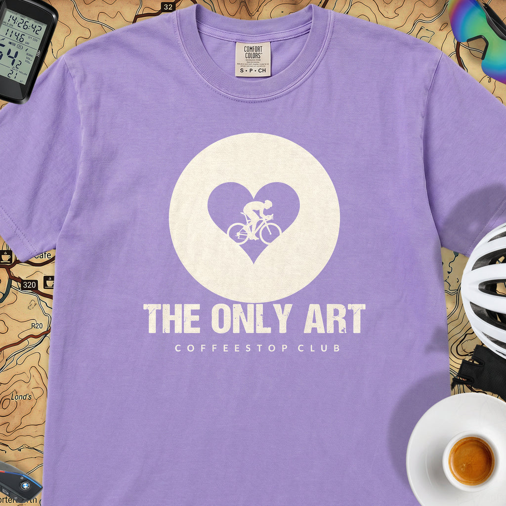 The Only Art Cycling T-Shirt — Violet