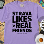 Strava Likes Friends T-Shirt — Violet
