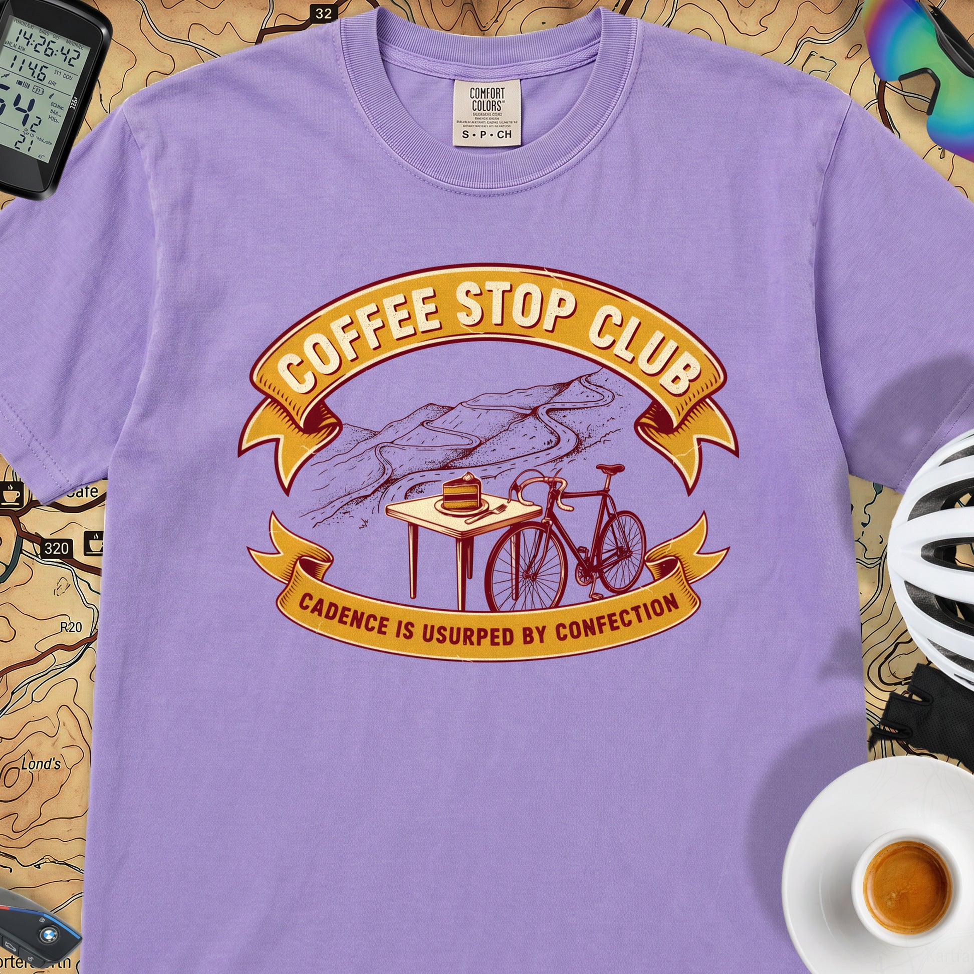 Cadence Confection Cycling T‑Shirt — Violet
