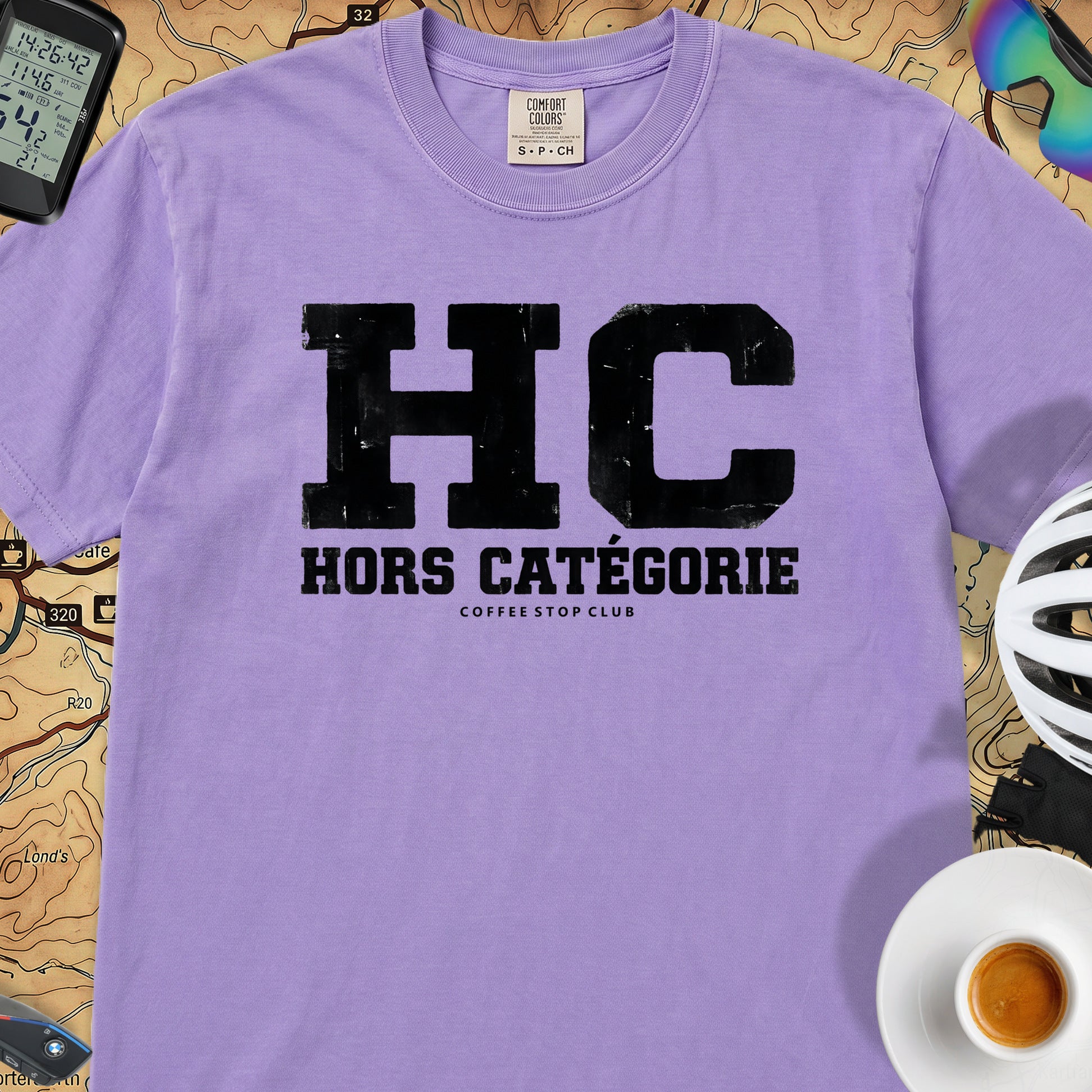 HC Hors Catégorie Tour T‑Shirt — Violet