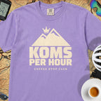 KOMs Per Hour TdF T-Shirt — Violet