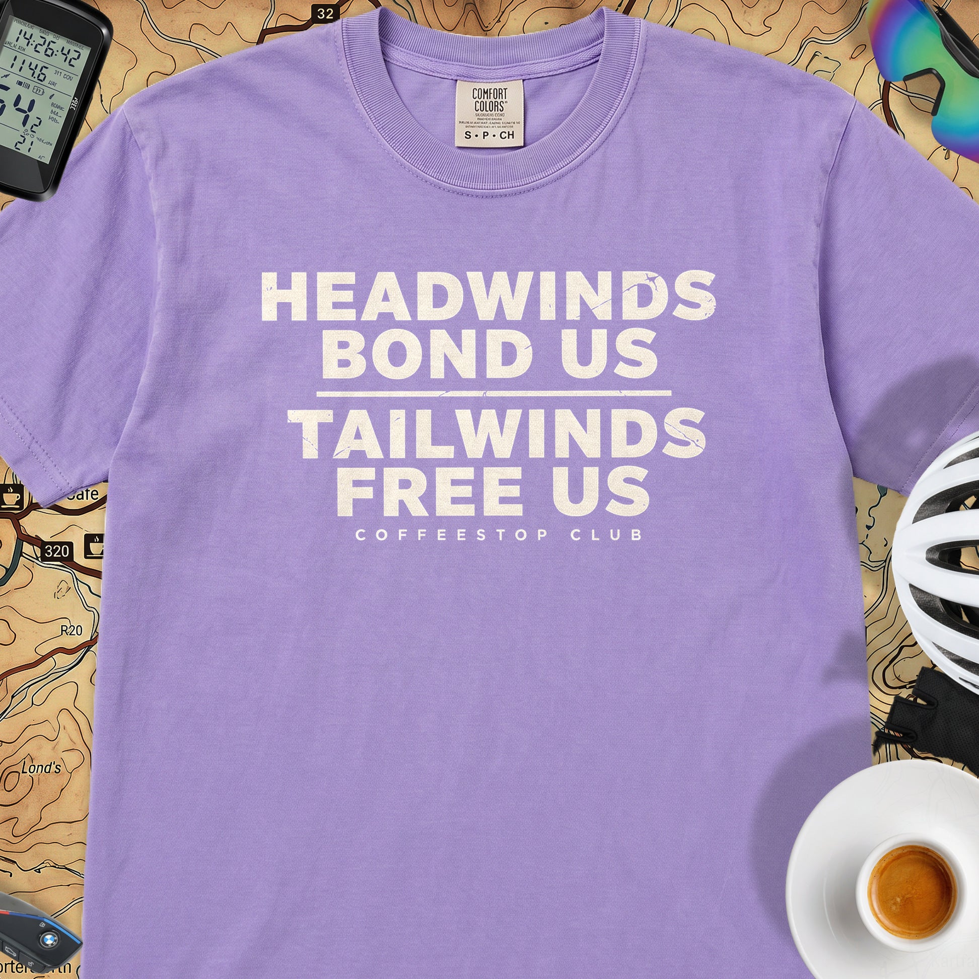 Headwinds Bond Us T‑Shirt — Violet