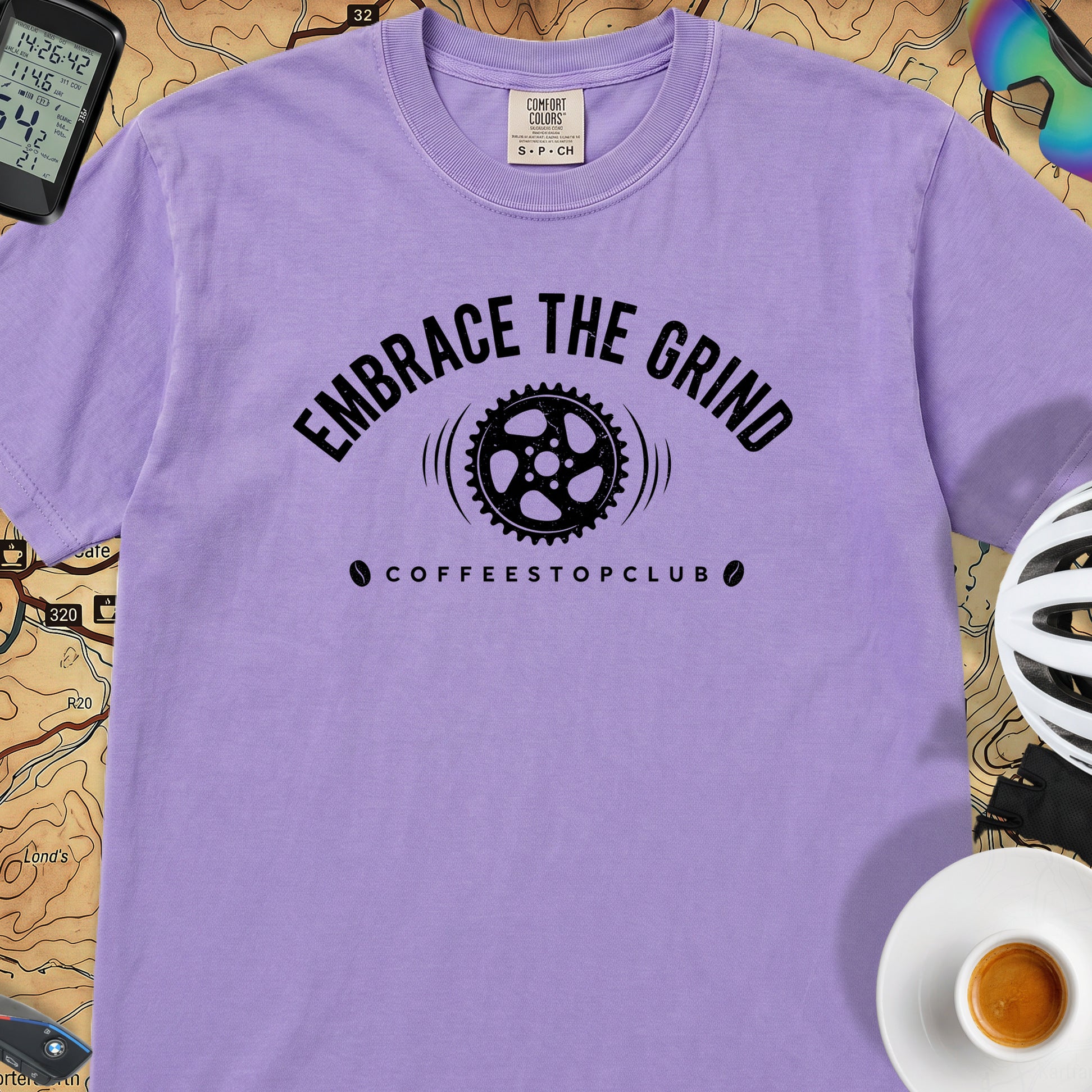 Embrace the Grind T-Shirt — Violet
