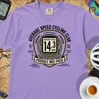 Average Speed Cycling T-Shirt — Violet