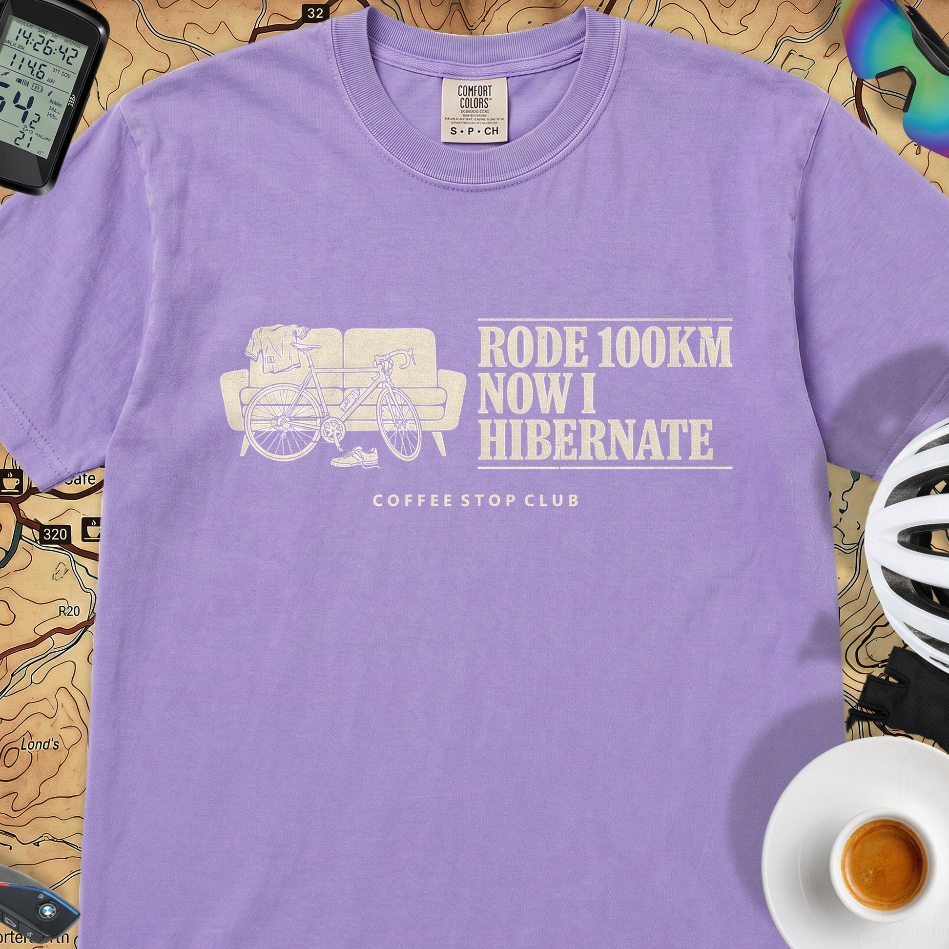 Bike --> Hibernate T‑Shirt — Violet