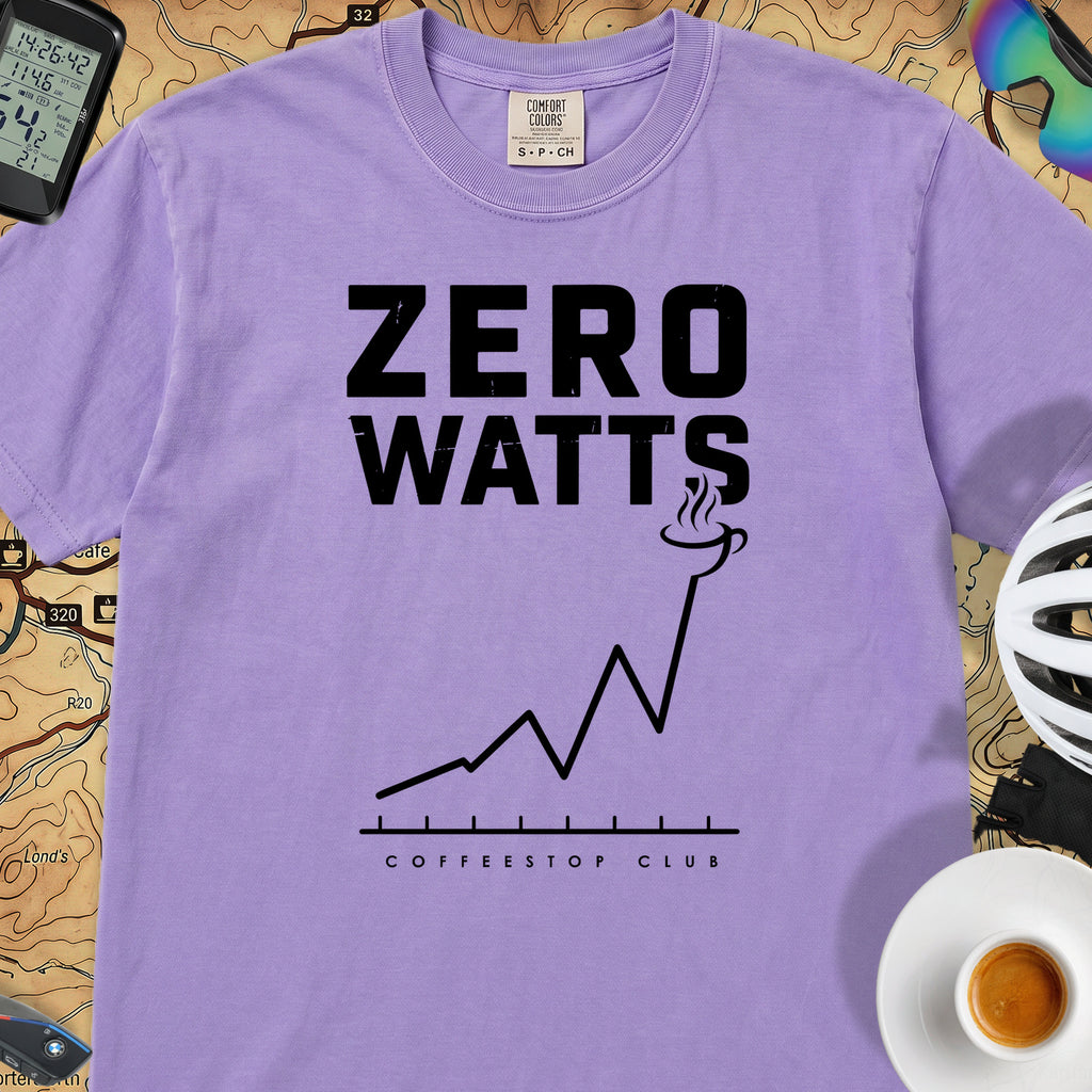 Zero Watts Cycling T-Shirt — Violet